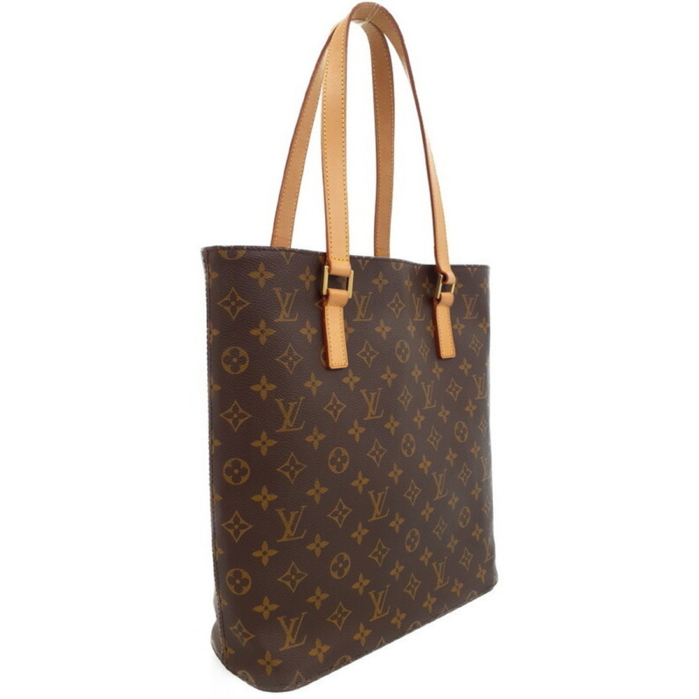 Louis Vuitton Vavant Leather Bag Tote Monogram Brown